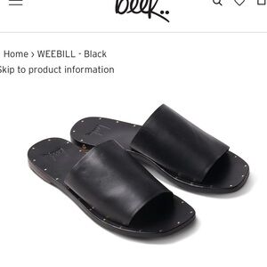 Beek Webill sandals NWOT